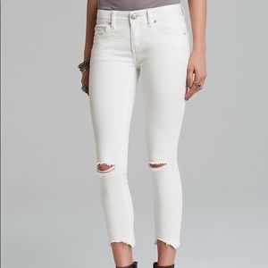 Free People White jeans
